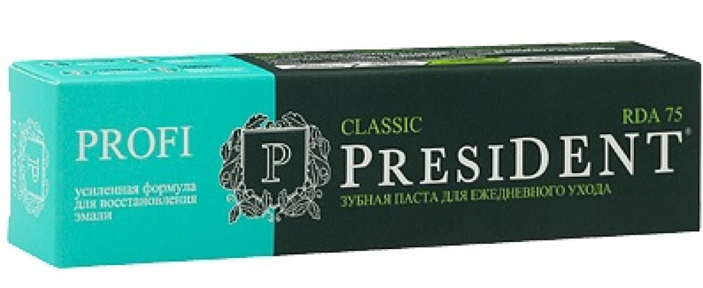 Зубная паста  PRESIDENT PROFI  Classic , 100мл