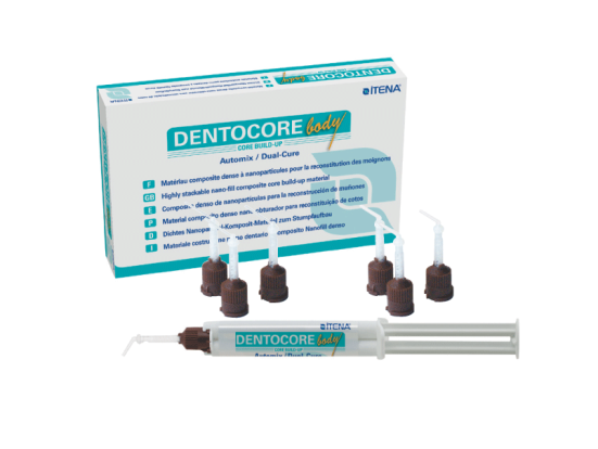 ДентоКур DentoCore BODY - для реставрационного наращивания культи зуба, двойного отверждения, ITENA