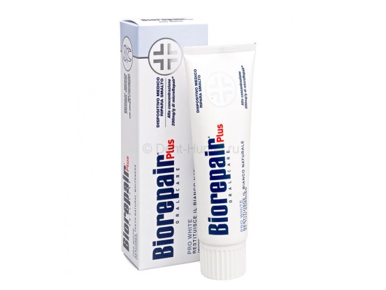 Зубная паста  Biorepair PRO White PLUS Сохраняющая белизну зубов, 75 мл