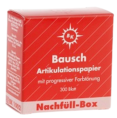 Артикуляционная бумага Bausch ВК 1002 (300 шт. 200 мкм) / Bausch