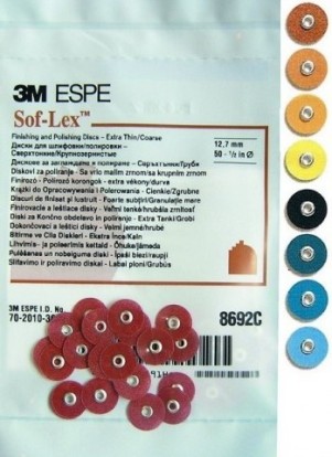 Соф-лекс диски (Sof-Lex),  8693SF (желтые м)   50шт. 3M