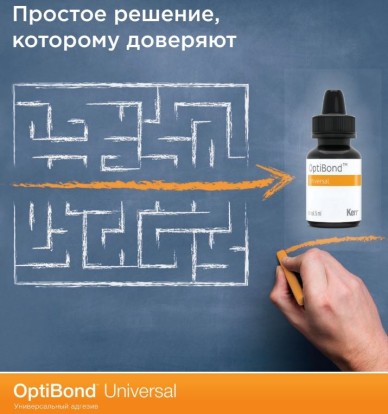 Оптибонд / OptiBond™ Universal - однокомпонентная адгезивная система (5мл), Kerr / США