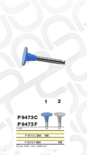 Полировочный бор по ZrO2 с алмазным зерном 1-я ступень D+Z  / P 9473 C 204.100, Drendel + Zweiling DIAMANT GmbH, Германия